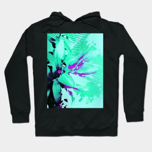 Wired Green Lily Hoodie